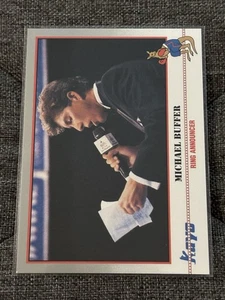 1991 Kayo MICHAEL BUFFER #139 Ring Announcer Rookie Card RC Boxing Mint - Picture 1 of 1