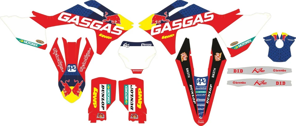 Kit Gráfico GASGAS 2024 2025 MC MCf EX 125 250 300 350 450 CALCOMANÍA GAS 2023 Foto 1 de 1