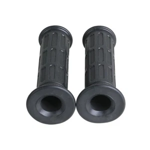 Black 22mm 7/8" Handlebar Hand Grips For Thumb Throttle ATV Quad Dirt Bike Buggy - Imagen 1 de 6