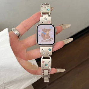 Lady's Bling Bracelet Watch Band Strap For Apple watch Series 1-10/SE/Ultra 2/1 - Picture 1 of 15