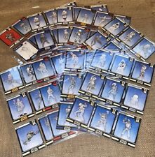2004-2009 Star Wars Miniatures Royal Guard Stat Card Only Swm Mini (74 Cards)