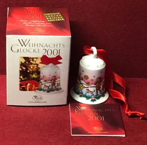 Hutschenreuther Weihnachtsglocke 2001 Highlands 7 cm Porzellan NEU - Bild 1 von 7