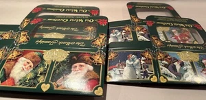 4 Old World Christmas Glass Ornament Boxes (no ornament) 2001 Merck Family's OWC - Picture 1 of 12