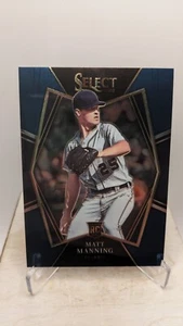 2022 Panini Select - Premier Level Blue Prizm #114 Matt Manning (RC) - Picture 1 of 8
