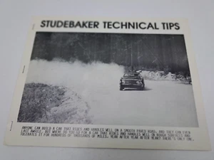 Studebaker Technical Tips **Datson** Rare - Picture 1 of 6