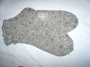 New, handmade socks 8" Long foot, heavy weight. tweed - Picture 1 of 1