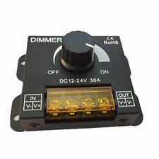 DC12V-24V LED Dimmer 8A 30A 96W 360W Adjustable Strip for single color 5050/3528