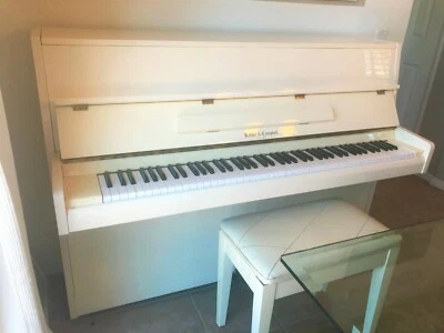 Kohler & Campbell Upright Piano – SKV108 IVORY - Image 1 of 4