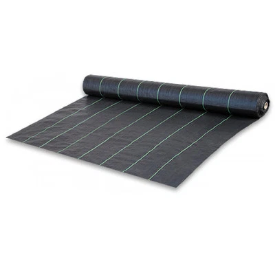 BRADAS 110 m² Unkrautgewebe 90g/m² Unkrautschutz Unkrautvlies Bodengewebe Trennfolie