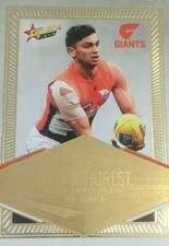 2020 AFL SELECT FOOTY STARS BEST & FAIREST CARD TIM TARANTO GWS GIANTS BF8