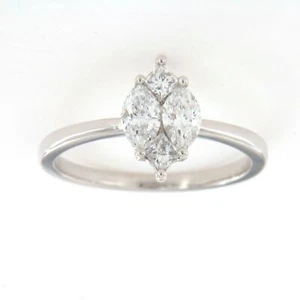 Diamant Ring Shuttles Princess Creolen Gold - Bild 1 von 1