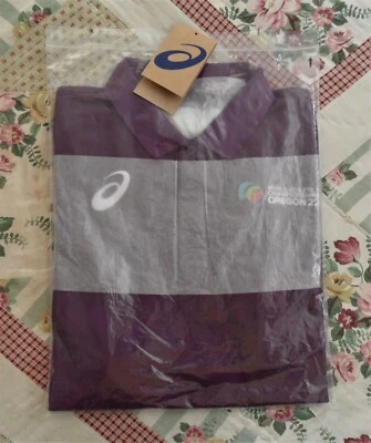 orig. 2022 Oregon22 Track & Field Championships ASICS Women's Medium Polo Shirt - Image 1 of 4