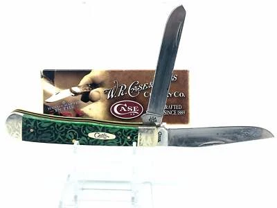 Cuchillo trampero Case XX Bermuda mangos de hueso verde 8814, con caja 2009 Foto 1 de 4