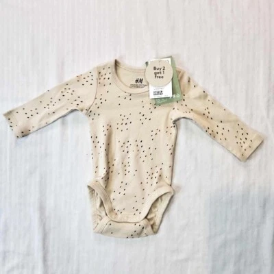 Pijama H&M Bebé Una Pieza 3 Meses Algodón Orgánico - Totalmente Nuevo Foto 1 de 2