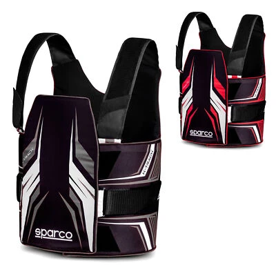 Sparco K-Track Rib Protector Kart Karting Motorsport (FIA 8870-2018) 002406K - Image 1 of 4