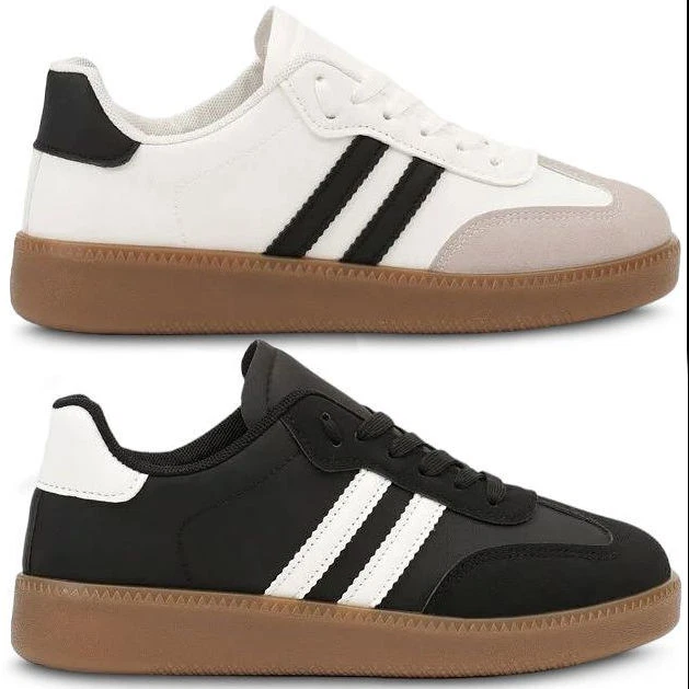 PERMANI Unisex Damen Herren Turnschuhe Sneaker Schnürung Sportschuhe Freizeitschuhe