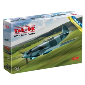 ICM 32091 Plastic model aircraft kit Scale 1:32 Yak-9K Soviet fighter WWII - Picture 1 of 24