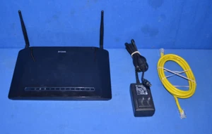 D-Link DIR-632 Black 10/100mbps Wi-Fi Wireless-N 8-Port USB Internet Router - Picture 1 of 3