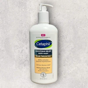 1 x Cetaphil Smoothing Relief Body Wash Exfoliates Rough Skin 20 fl oz (591 ml) - Picture 1 of 2