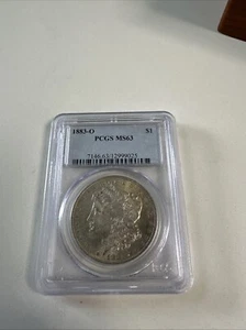 1883-O Morgan Dollar PCGS MS 63 - Picture 1 of 3
