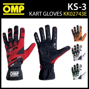 Guantes de Kart OMP KS-3 KS3 ¡Último Diseño Karting de Alto Agarre en todos los Tamaños y Colores! - Imagen 1 de 65