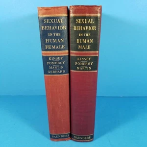 Sexual Behavior In The Human Male & Female 1st Edition Set Kinsey Pomeroy Martin - Picture 1 of 24