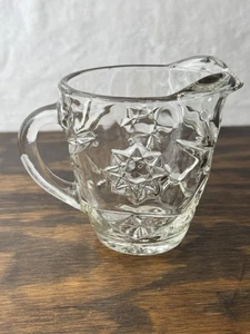 Vintage Milchkännchen Kristallschliff Stern - Bild 1 von 7