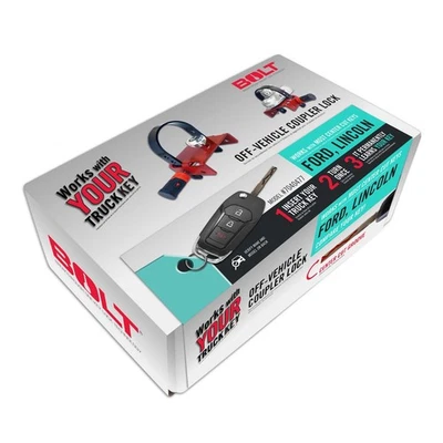 Bloqueo de acoplador de enganche de remolque Bolt 7040477 para Ford F-150 F-150 Lightning 21-24 Foto 1 de 4