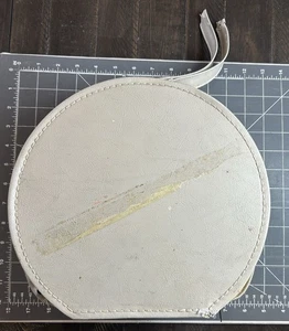 Cappello parrucca vintage berretto scatola con cerniera custodia contenitore bagaglio valigia - Foto 1 di 8