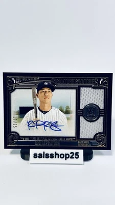 2016 Topps Museum Collection Signature Swatches Auto Rob Refsnyder #SSD-RR /25 - Image 1 of 3