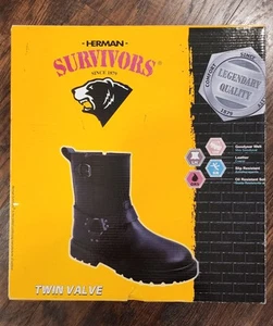 Herman Survivors Mens Twin Flame Boots Size 13 - Picture 1 of 8