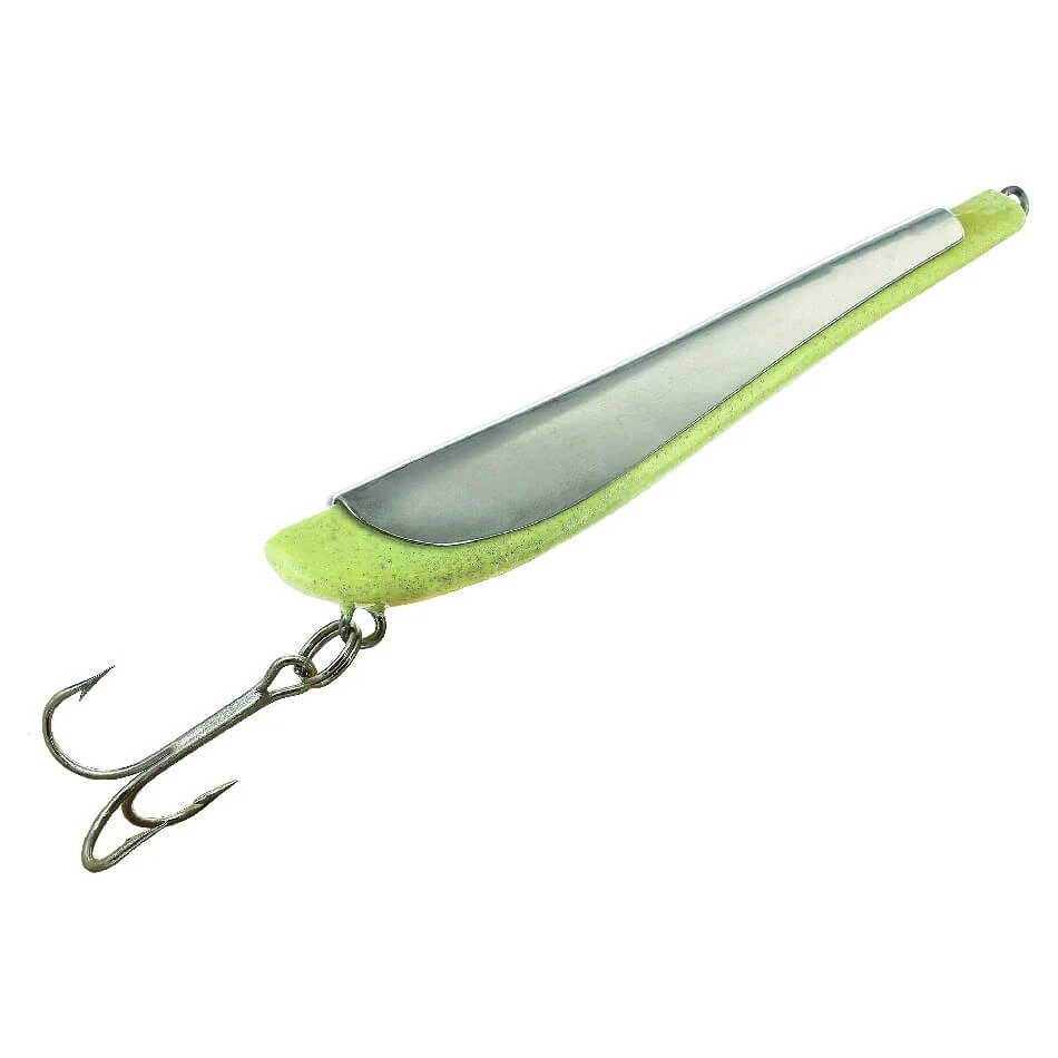 Jenzi Pilker Hitra Selbstleuchtend Silber Hakenmontage Raubfischköder Köder - Bild 1 von 1