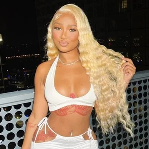 613 Lace Front Wig Human Hair 13X6 Transparent Lace Deep Wave 180 Density Fre... - Bild 1 von 9