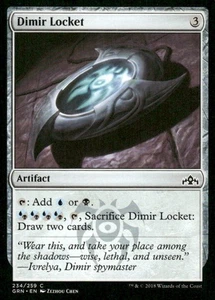 Tarjeta Magic The Gathering Dimir Locket 234/259 Guilds of Ravnica Magic The Gathering - Imagen 1 de 2