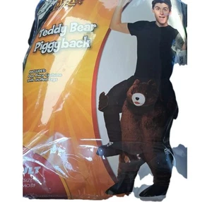 spirit teddy bear piggybank adult halloween costume one size - Picture 1 of 4