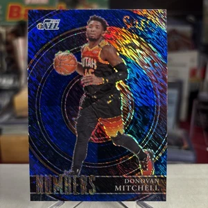 Donovan Mitchell 2020-21 Select Numbers RARE Blue Shimmer Prizm SSP ⭐️ MINT - Picture 1 of 3