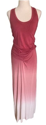 Young Fabulous & Broke New Maxi Dress Ombré Racerback pink white red Size S - Image 1 of 4
