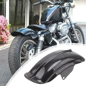Plastic Motorcycle Rear Fender Black Replacement Accessories Useful Practical - Picture 1 of 12