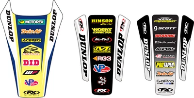 Factory Effex - 19-32620 - Gráfico guardabarros trasero - Husqvarna Foto 1 de 2