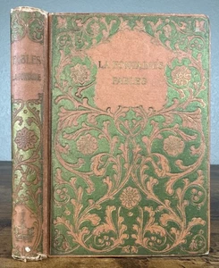 La Fontaine’s Fables - H.M. Caldwell - antiker Jugendstil Blumendekor Einband - Bild 1 von 13