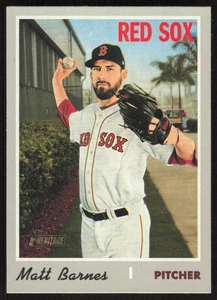2019 Topps Heritage Matt Barnes #641 Boston Red Sox - Picture 1 of 2