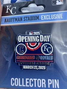 2025 Opening Day Lapel Pin. Royals Vs Guardians - Picture 1 of 2