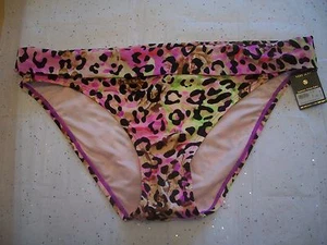 VICTORIA'S SECRET VERY SEXY BIKINI BOTTOM ONLY LEOPARD ANIMAL PRINT 1B44 NWT - Picture 1 of 4