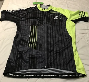 SPONEED Mens Cycling Jersey Short Sleeve Breathable MTB Road Biking Fluorescent - Picture 1 of 10