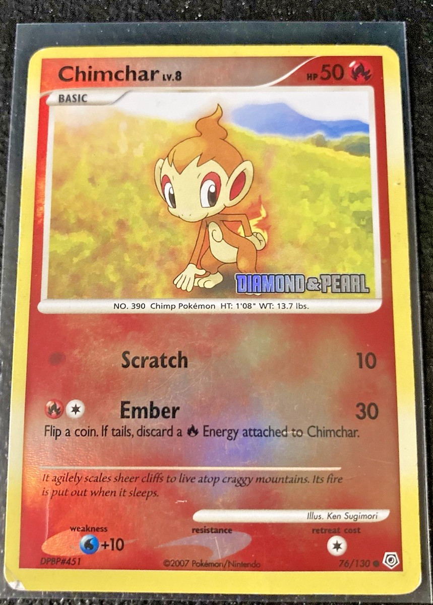 Pokemon Card Chimchar for sale | eBay Pokemon Card Chimchar for sale | eBay