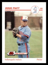 1991 Line Drive AAA Doug Piatt #191 Indianapolis Indians