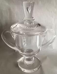 Vintage Steuben Teardrop Finial Double Handled Lidded Urn Anniversary Gift ❤️ - Picture 1 of 8