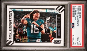 2023 Panini Score Trevor Lawrence Celebration Insert PSA 10 Gem Mint #20 Jaguars - Picture 1 of 2