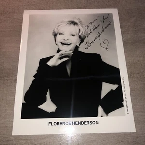 FLORENCE HENDERSON Reproduction Reprint Signed 8 X 10 Photo - Picture 1 of 3