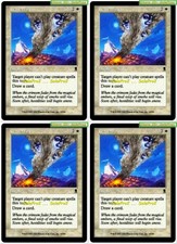 4x CEASE FIRE magic ODYSSEY WHITE INSTANT DRAW A CARD MTG MINT PLAYSET LOT